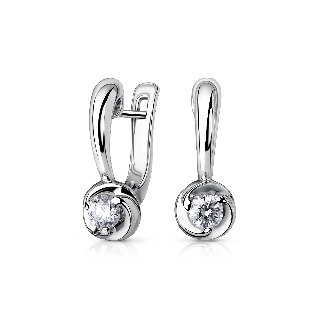 Серьги с бриллиантами